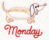Monday Dachshund (Vintage)