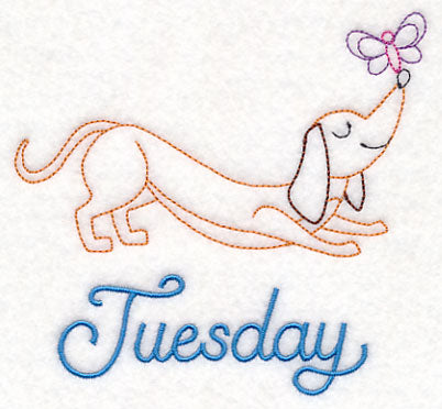 Tuesday Dachshund (Vintage)