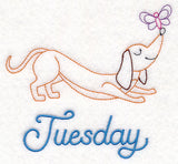 Tuesday Dachshund (Vintage)