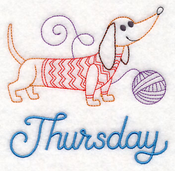 Thursday Dachshund (Vintage)