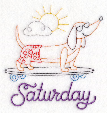 Saturday Dachshund (Vintage)