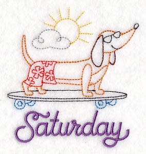 Saturday Dachshund (Vintage)