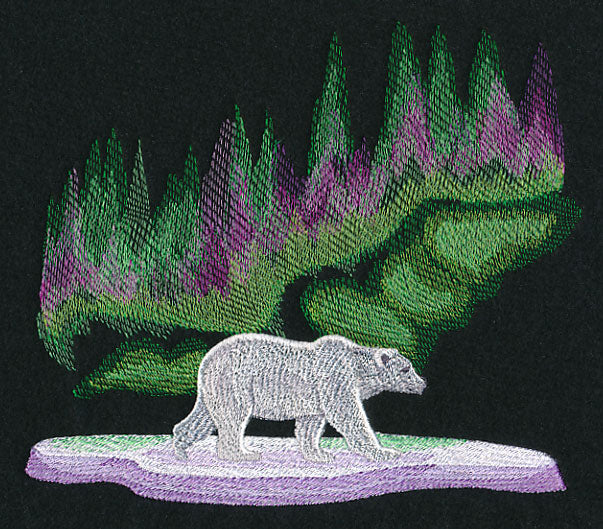 Northern Lights Polar Bear
