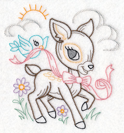 Playful Deer (Vintage)