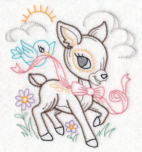 Playful Deer (Vintage)