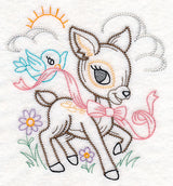 Playful Deer (Vintage)