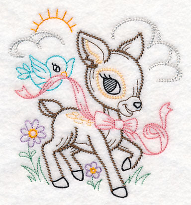 Playful Deer (Vintage)