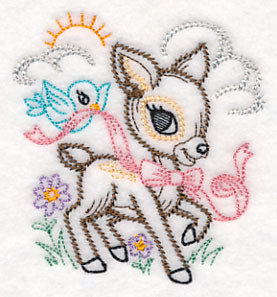 Playful Deer (Vintage)