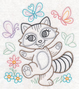 Playful Raccoon (Vintage)