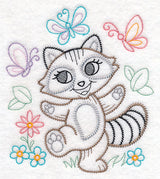 Playful Raccoon (Vintage)