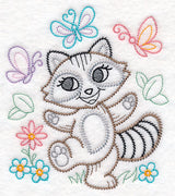 Playful Raccoon (Vintage)