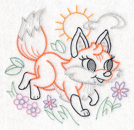 Playful Fox (Vintage)