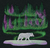 Northern Lights Wolf