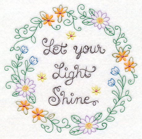 Let Your Light Shine Wreath (Vintage)