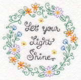 Let Your Light Shine Wreath (Vintage)