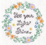 Let Your Light Shine Wreath (Vintage)