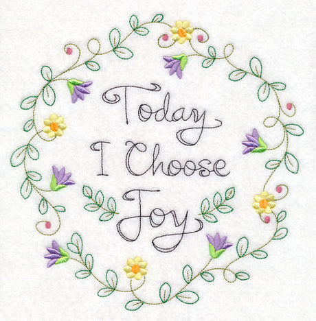 Today I Choose Joy Wreath (Vintage)