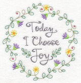 Today I Choose Joy Wreath (Vintage)