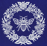 Napoleonic Bee Medallion (Whitework)