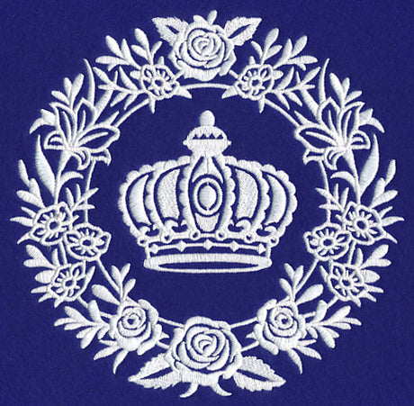 Crown Medallion (Whitework)