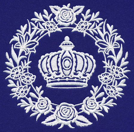 Crown Medallion (Whitework)