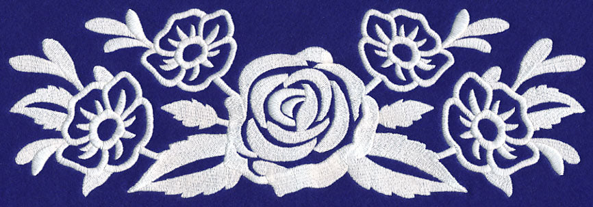 French Boutique Border (Whitework)