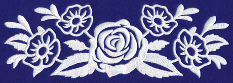 French Boutique Border (Whitework)