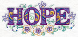 Hope with Vintage Flower Fade