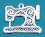 Sewing Machine Charm (Lace)