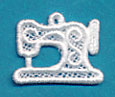 Sewing Machine Charm (Lace)