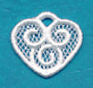 Heart Charm (Lace)