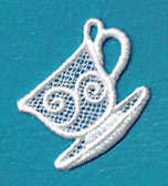 Teacup Charm (Lace)