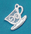 Teacup Charm (Lace)