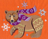 Retro Winter Bear