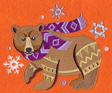 Retro Winter Bear