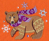 Retro Winter Bear