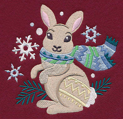 Retro Winter Bunny