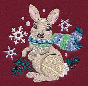 Retro Winter Bunny