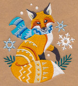 Retro Winter Fox