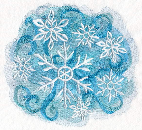 Snowflakes in Watercolor