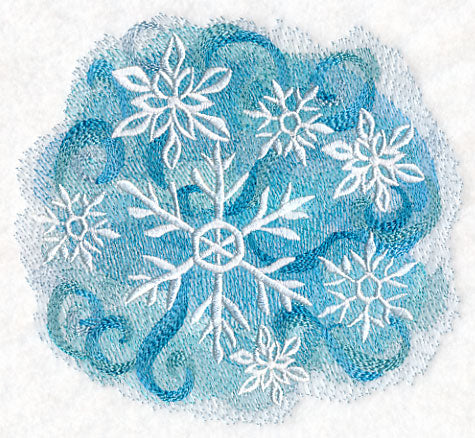 Snowflakes in Watercolor