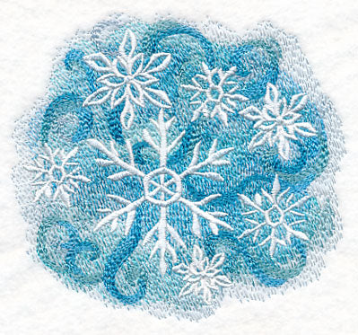 Snowflakes in Watercolor