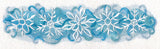 Snowflakes in Watercolor Border