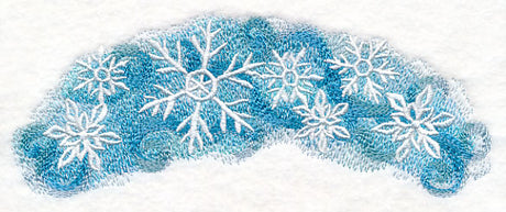 Snowflakes in Watercolor Spray