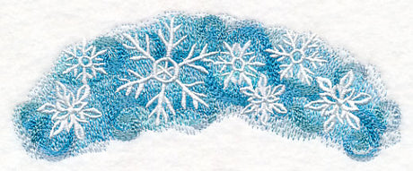 Snowflakes in Watercolor Spray