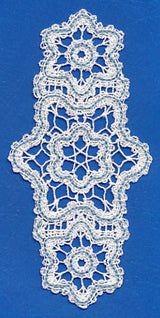 Snowflakes Bookmark (Battenburg Lace)