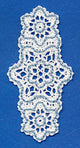 Snowflakes Bookmark (Battenburg Lace)
