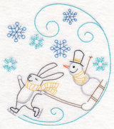 Skating Rabbit Circle (Vintage)