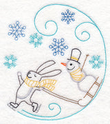 Skating Rabbit Circle (Vintage)