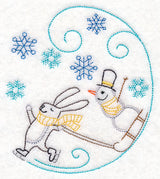 Skating Rabbit Circle (Vintage)